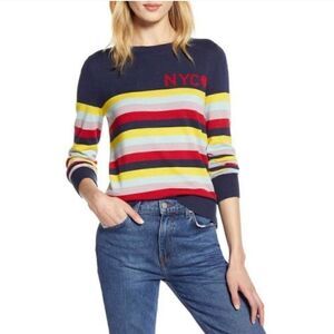 Halogen x Atlantic-Pacific NYC Striped Sweater Size S